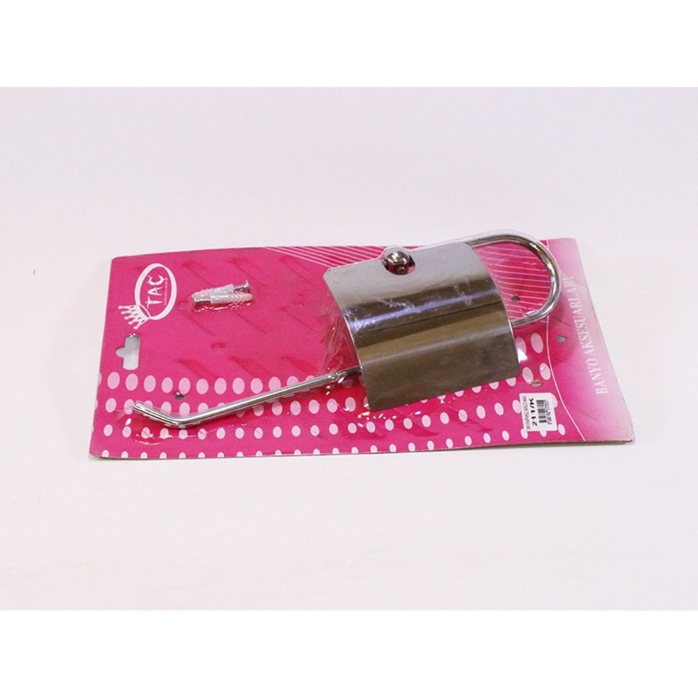 Çelik Banyo Paper Towel Holder With Cover