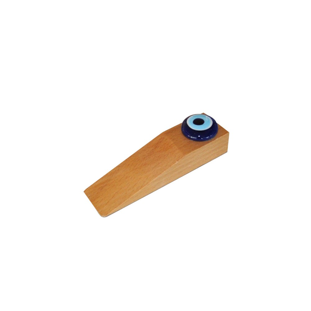 Frater Wooden Figured Door Stopper