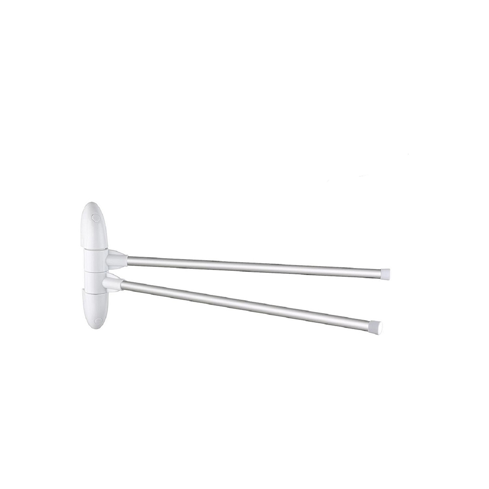 Primanova Perla 2-Sleeve Towel Hanger (Silver)