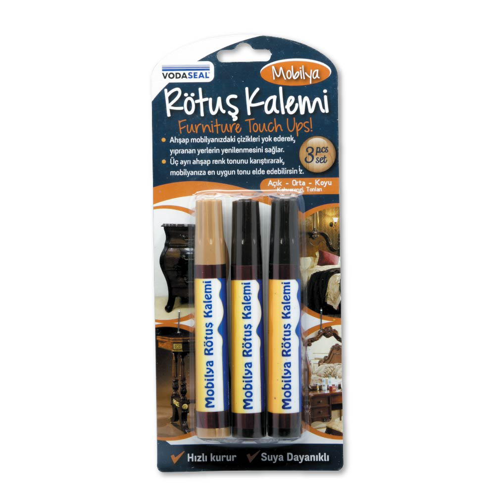 Vodaseal Furniture Repair Pen - Set Of 3
