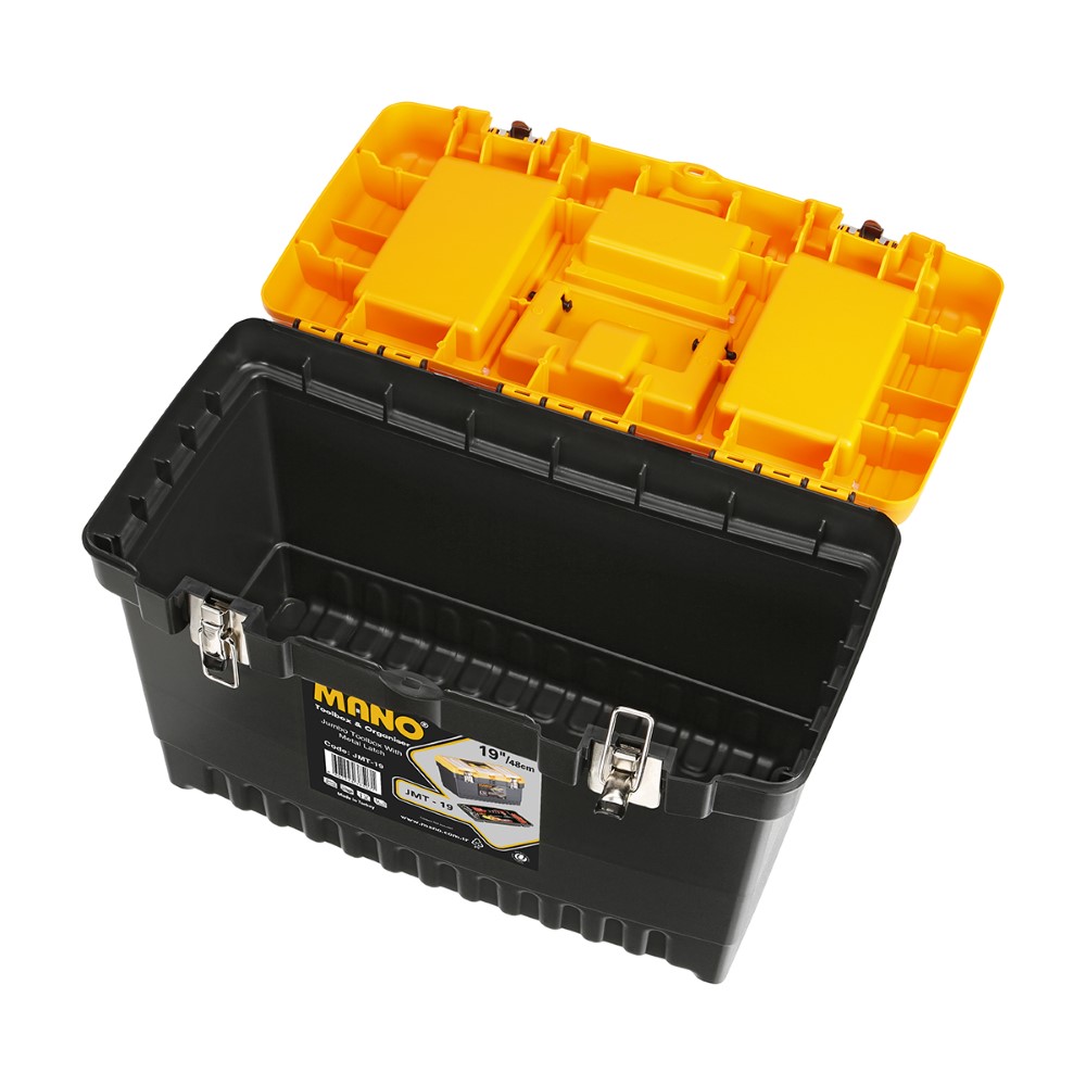 Mano Jumbo Metal Latch Toolbox 19’’