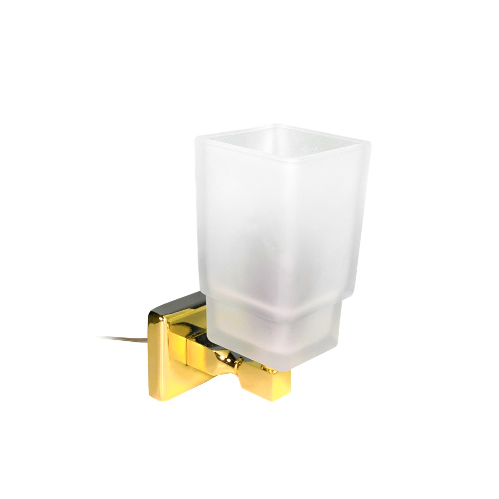 Çelik Banyo Kumru Tooth Brush Holder Yellow