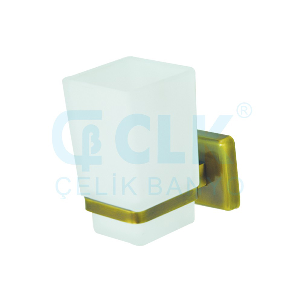 Çelik Banyo Kumru Tooth Brush Holder Yellow