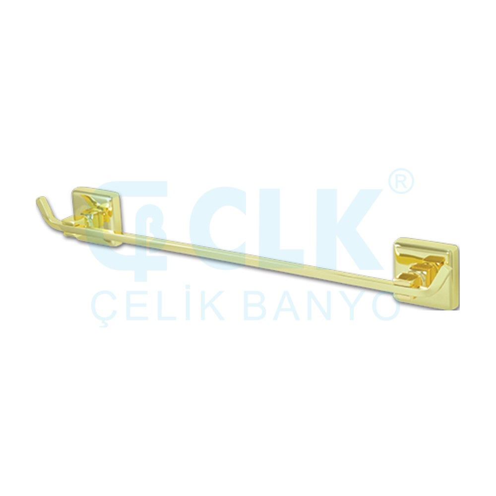 Çelik Banyo Kumru Towel Holder Yellow