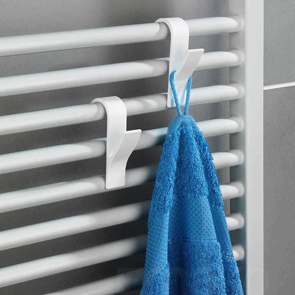 Primanova Towel Warmer Hanger 4-Pieces White