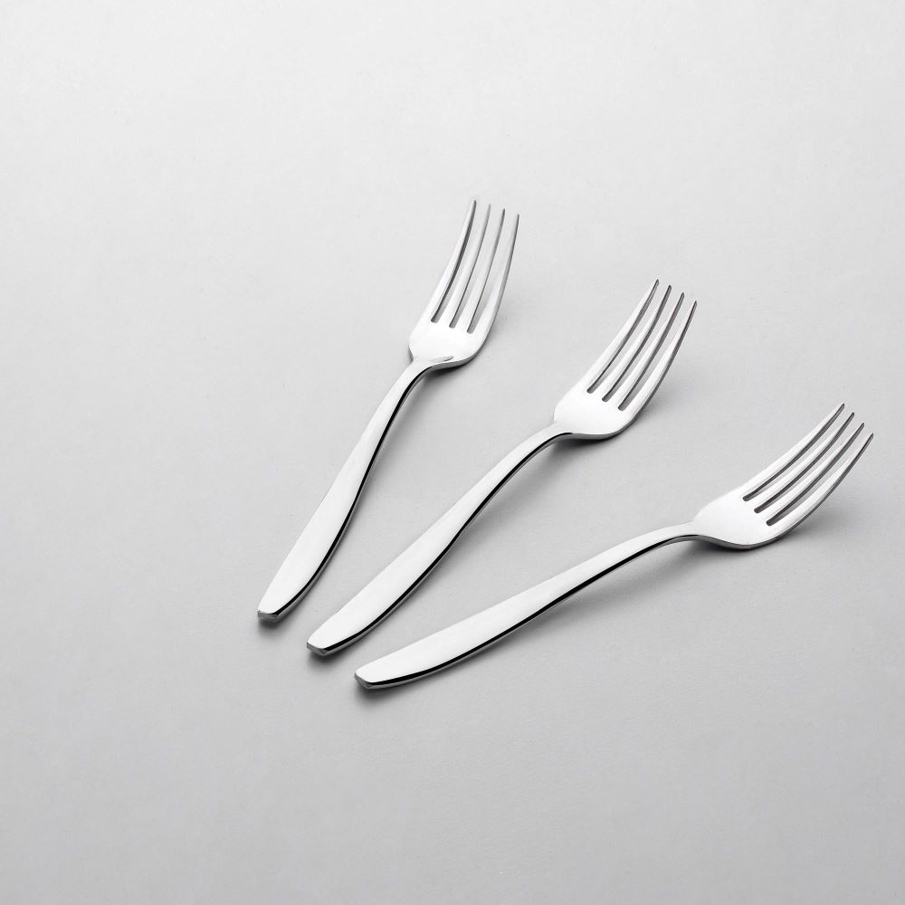 Nehir Safir Gelatin Vacuum 3-Pieces Dessert Fork