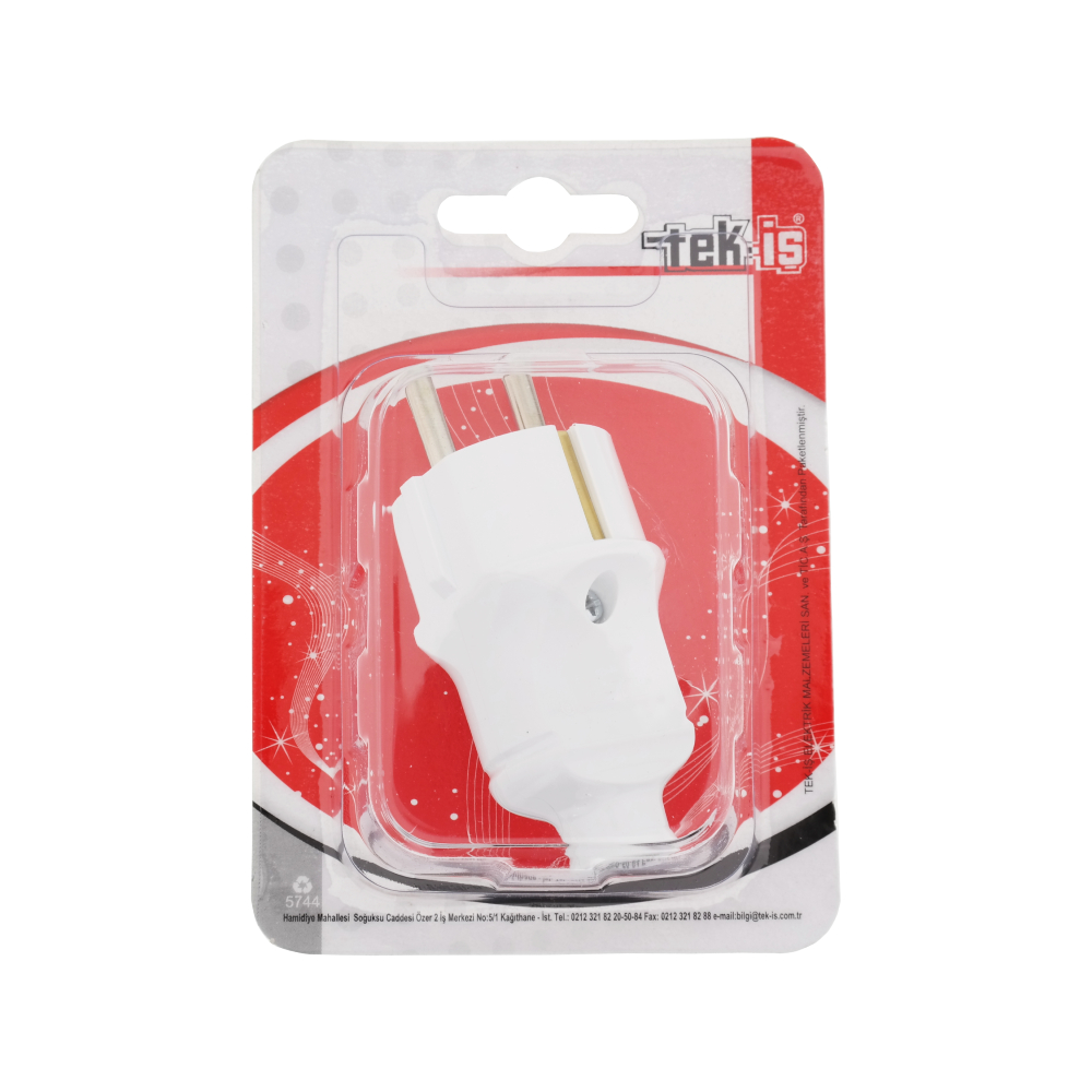 Tek-Iş Grounded Plug Male