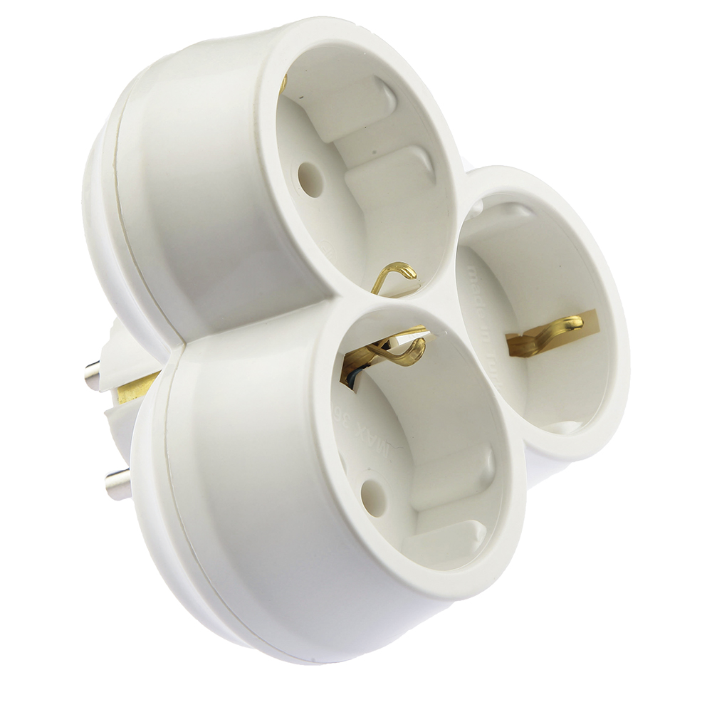 Tek-Iş Plug Socket 3-Pieces Earthed