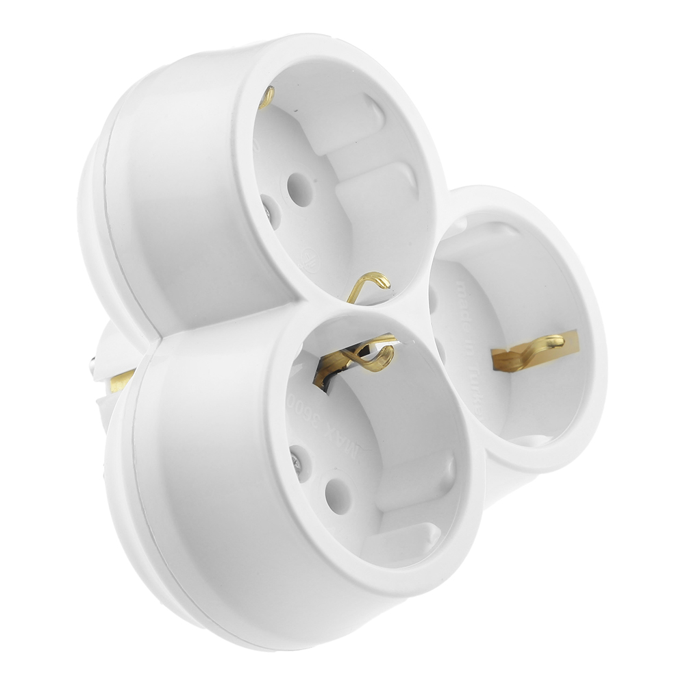 Tek-Iş Plug Socket 3-Pieces Earthed