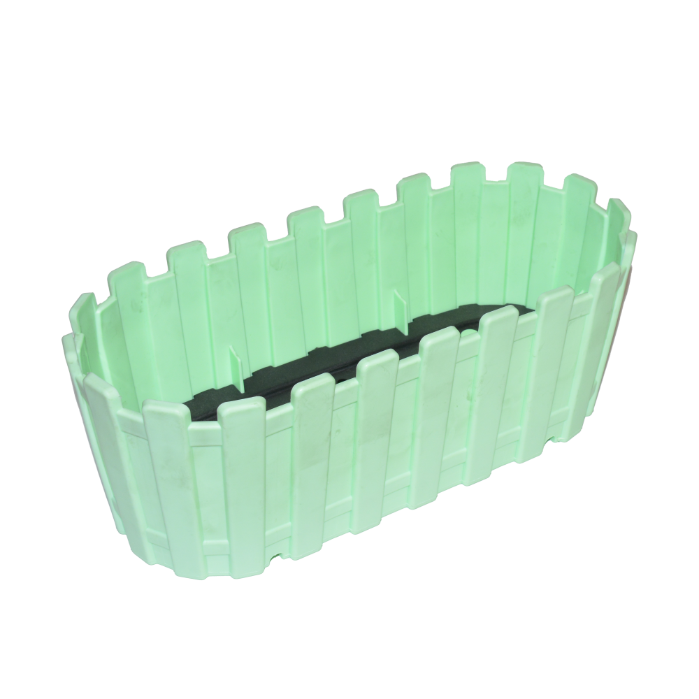 Poliwork Akasya Balcony 30Cm Plastic Flower Pot