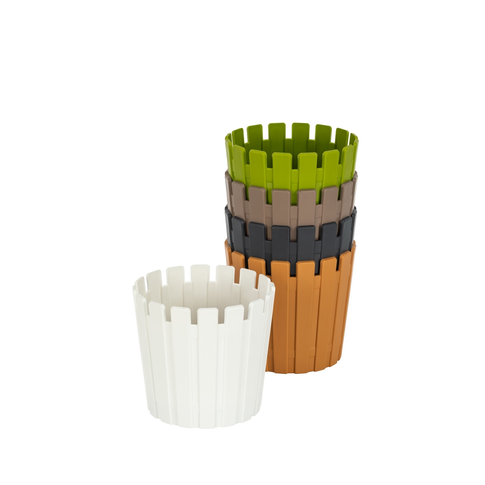 Poliwork Akasya Flower Pot 20 White