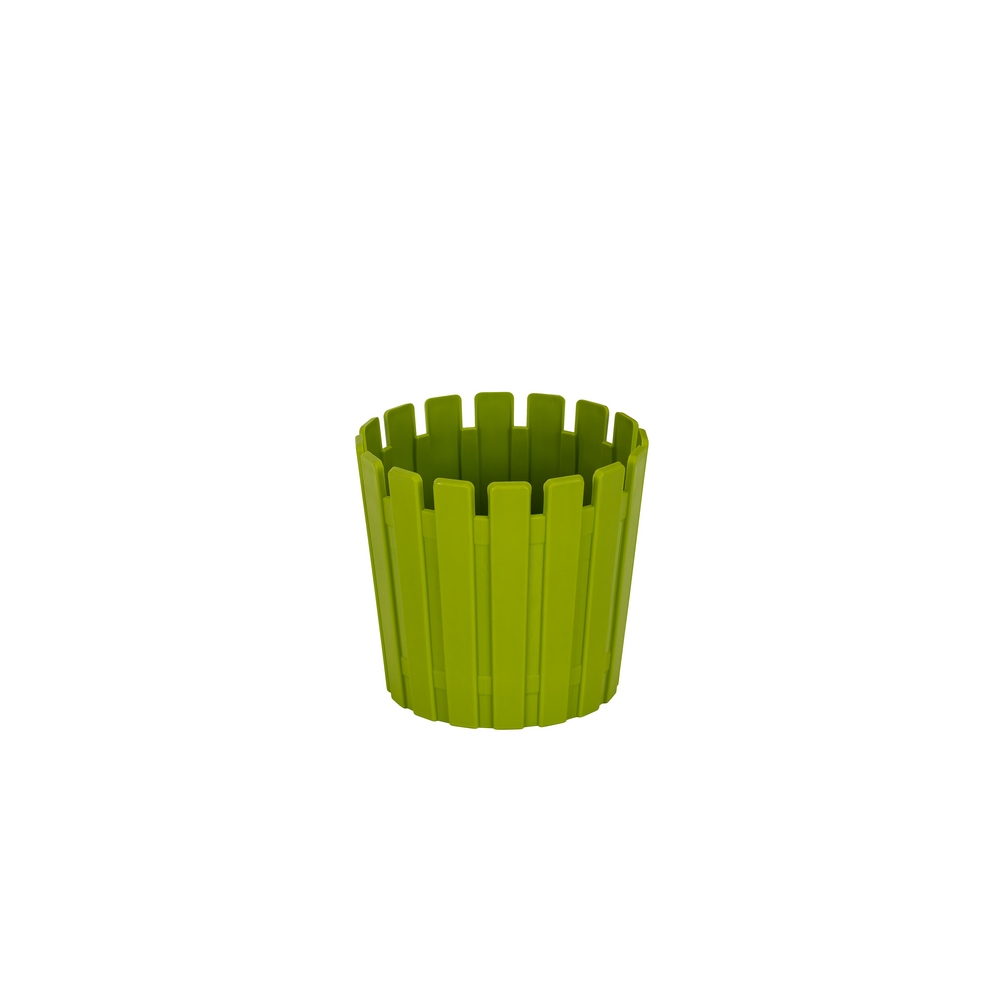Poliwork Akasya Plastic Flower Pot 20Cm Light Green