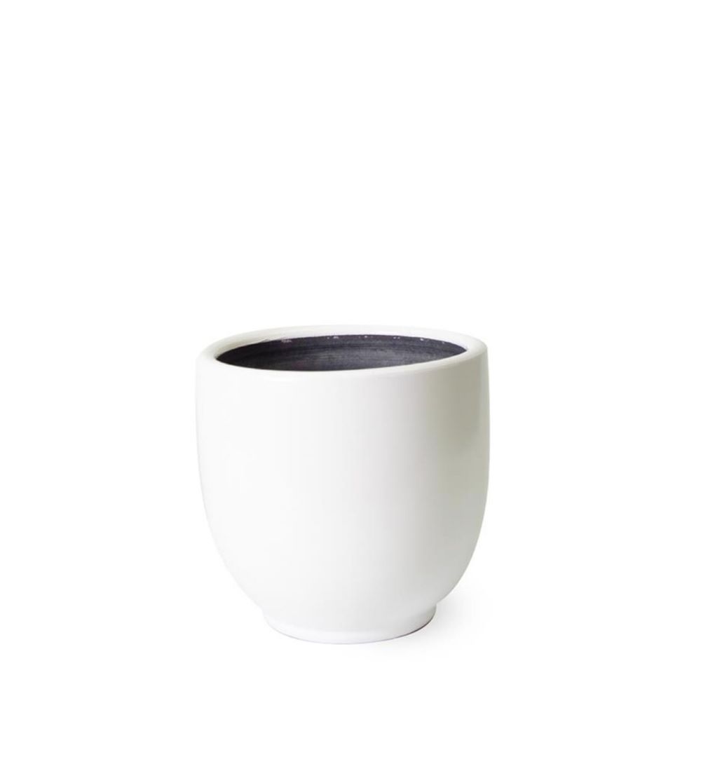 Aktif Seramik Terracotta Geranium Flower Pot No:6-White