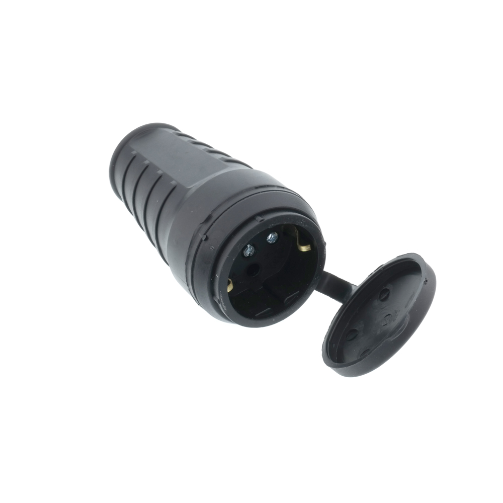 Tek-Iş 16A Monophase Rubber Portable Socket