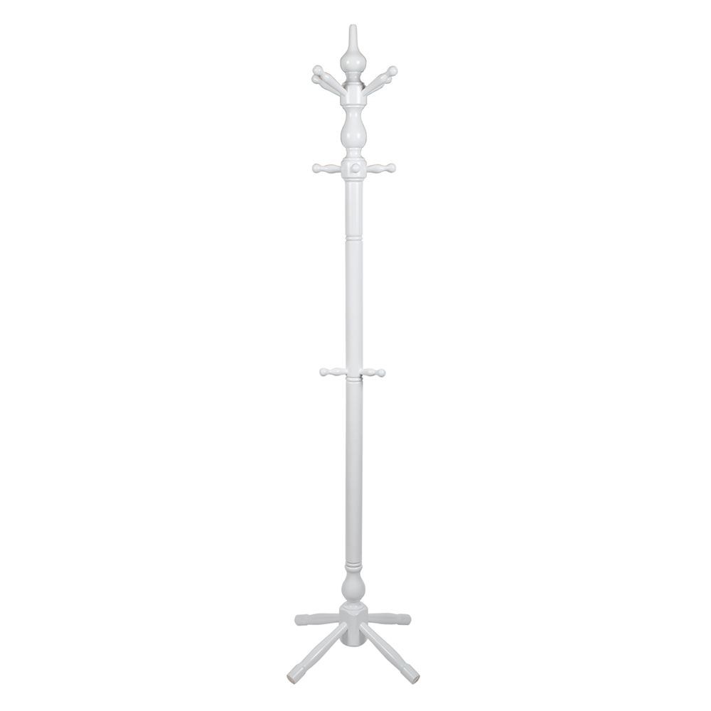 Hestia Cactus Coat Rack Hanger White Lacquer