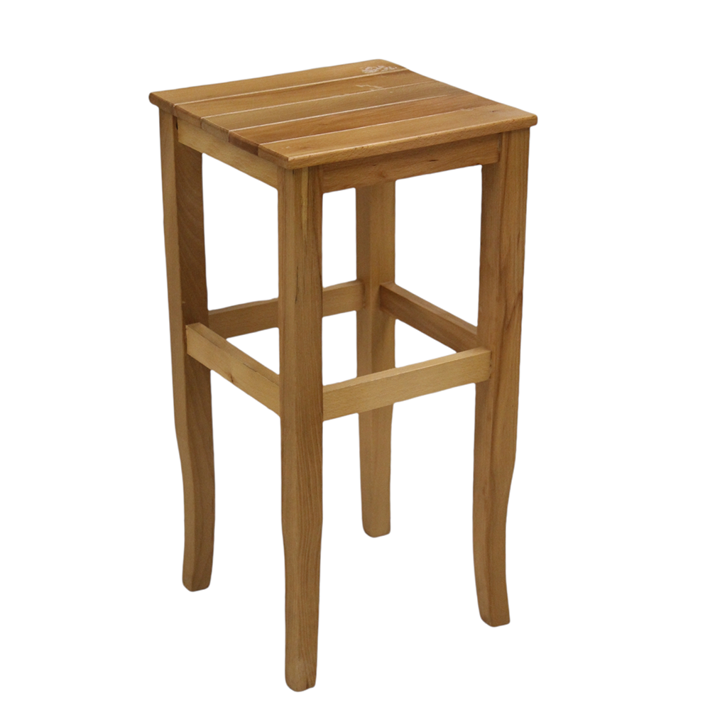 Hestia Wood Stool Natural 60 Cm