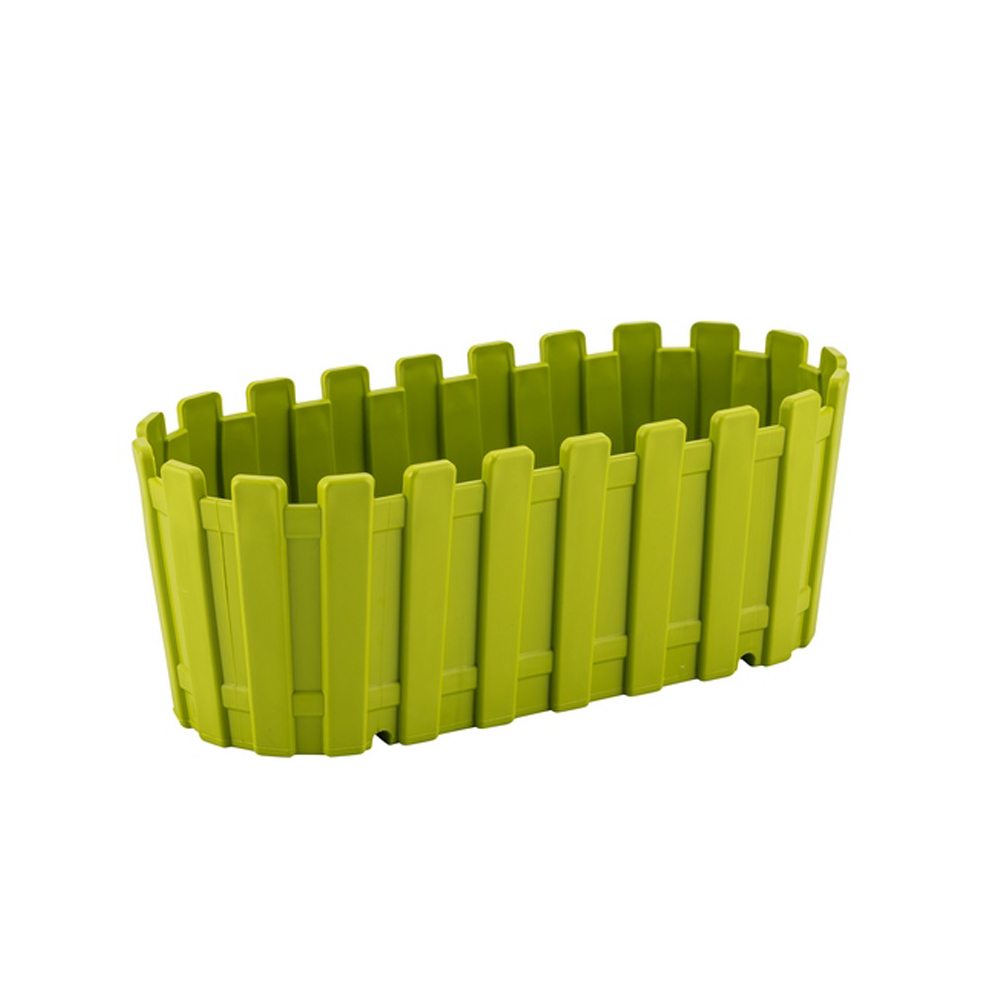 Poliwork Akasya Balcony Plastic Flower Pot 40 Anthracite