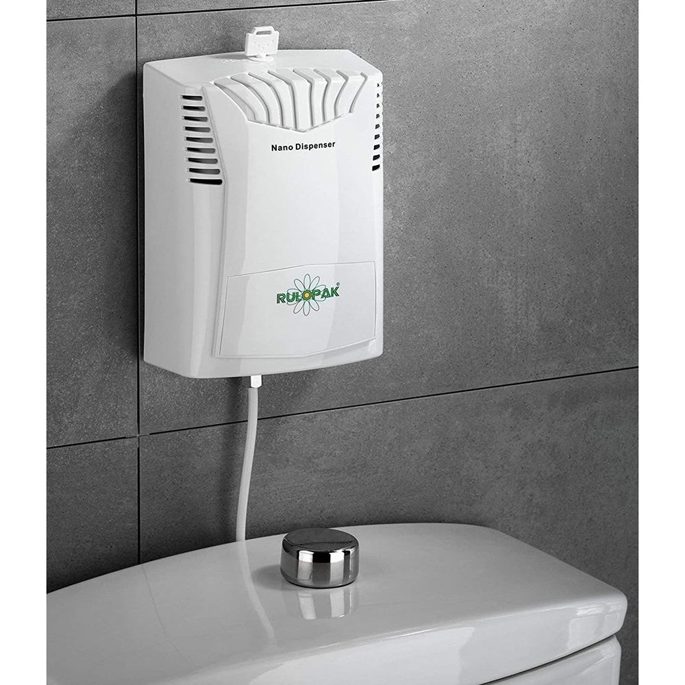 Rulopak Nano Urinal Sanitizer Dispenser White