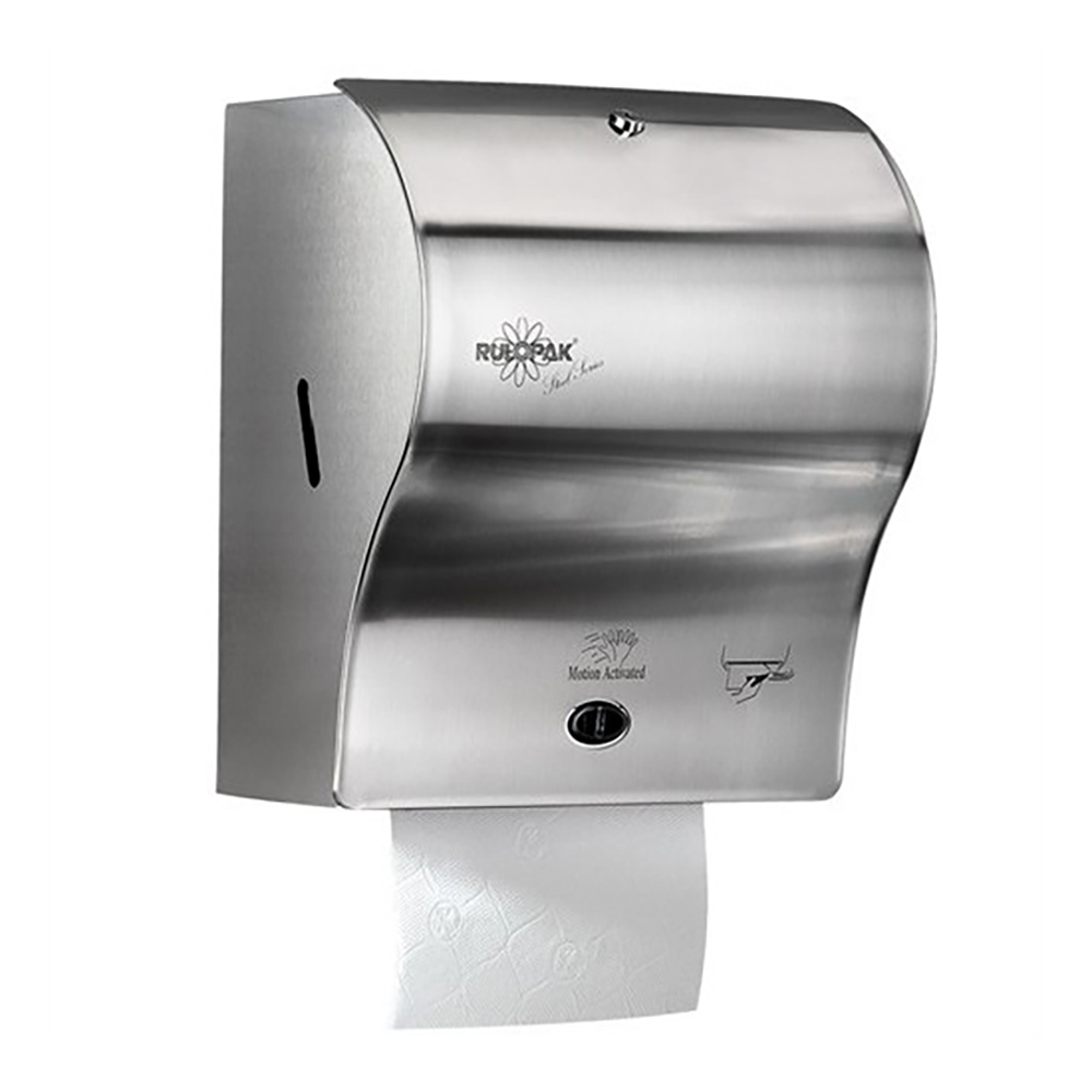Rulopak Sensored Paper Towel Machine 21 Cm Stainless Steel
