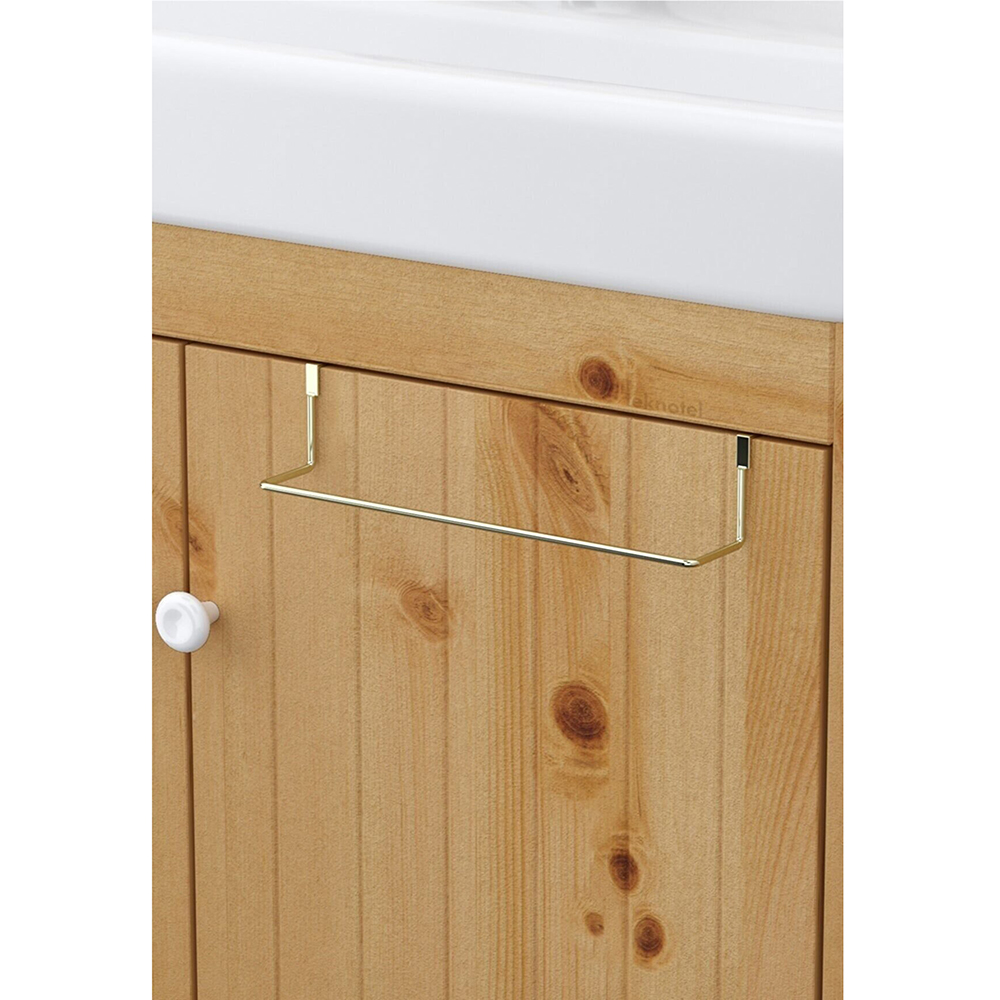 Tekno-Tel Over Door/Cabinet Towel Hanger Chrome