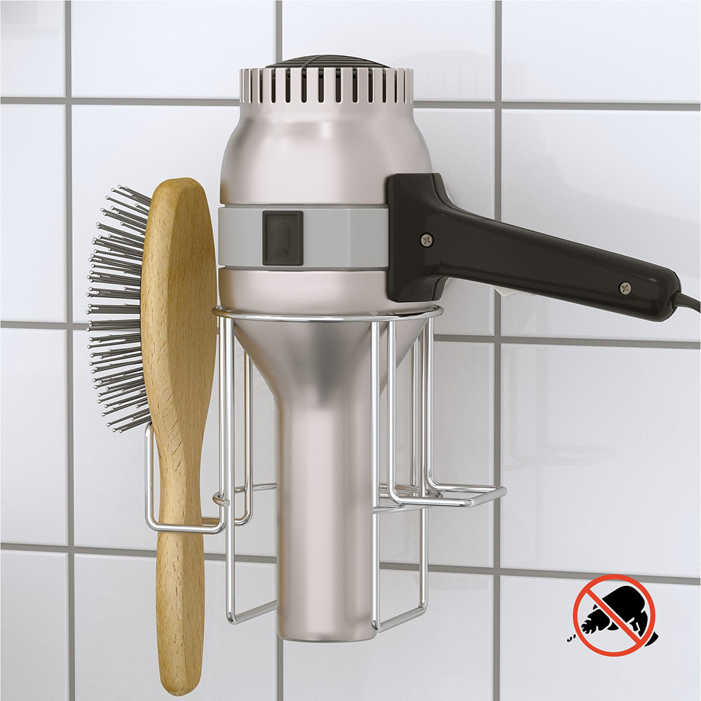 Tekno-Tel Hair Dryer Holder Red