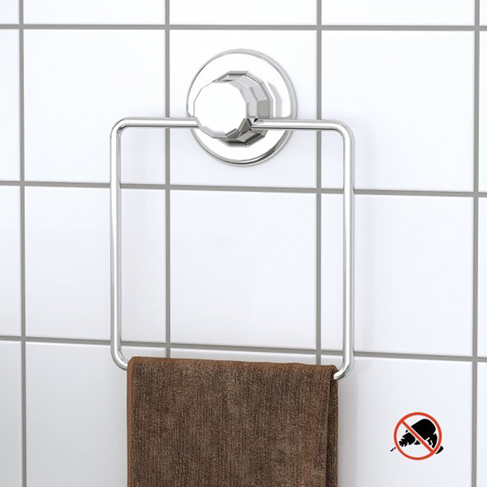 Tekno-Tel Vacuum Towel Hanger- Chrome