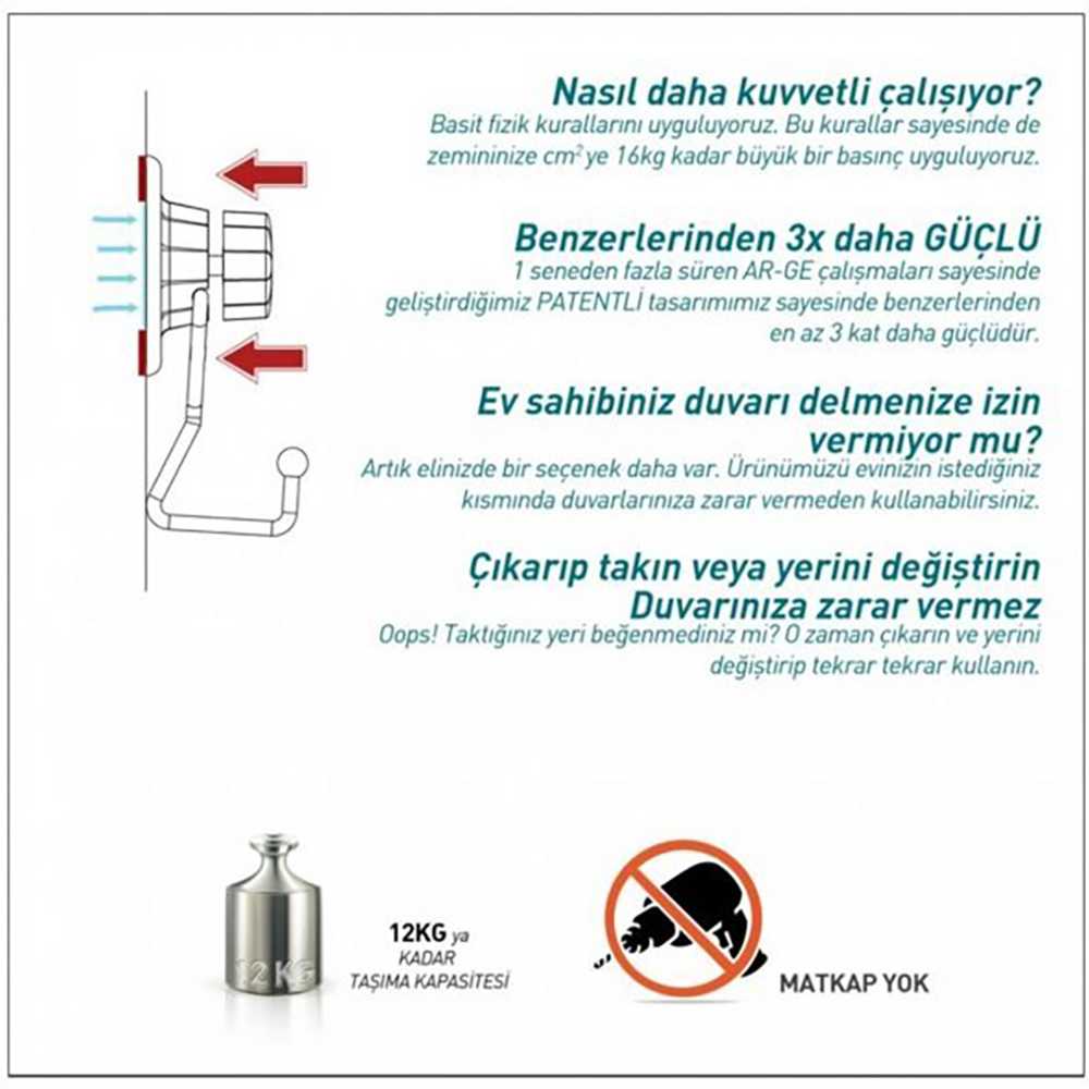 Tekno-Tel Vacuum Towel Hanger- Chrome