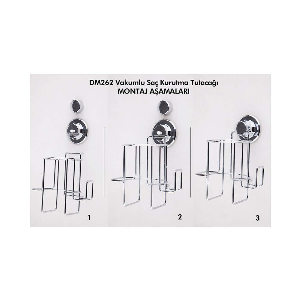Tekno-Tel Vacuum Single Hanger - Chrome