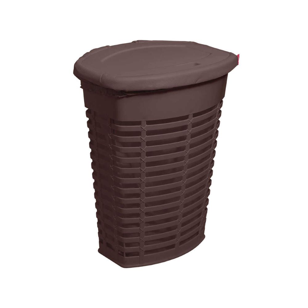 Primanova Palm Dirt Glass Basket Brown