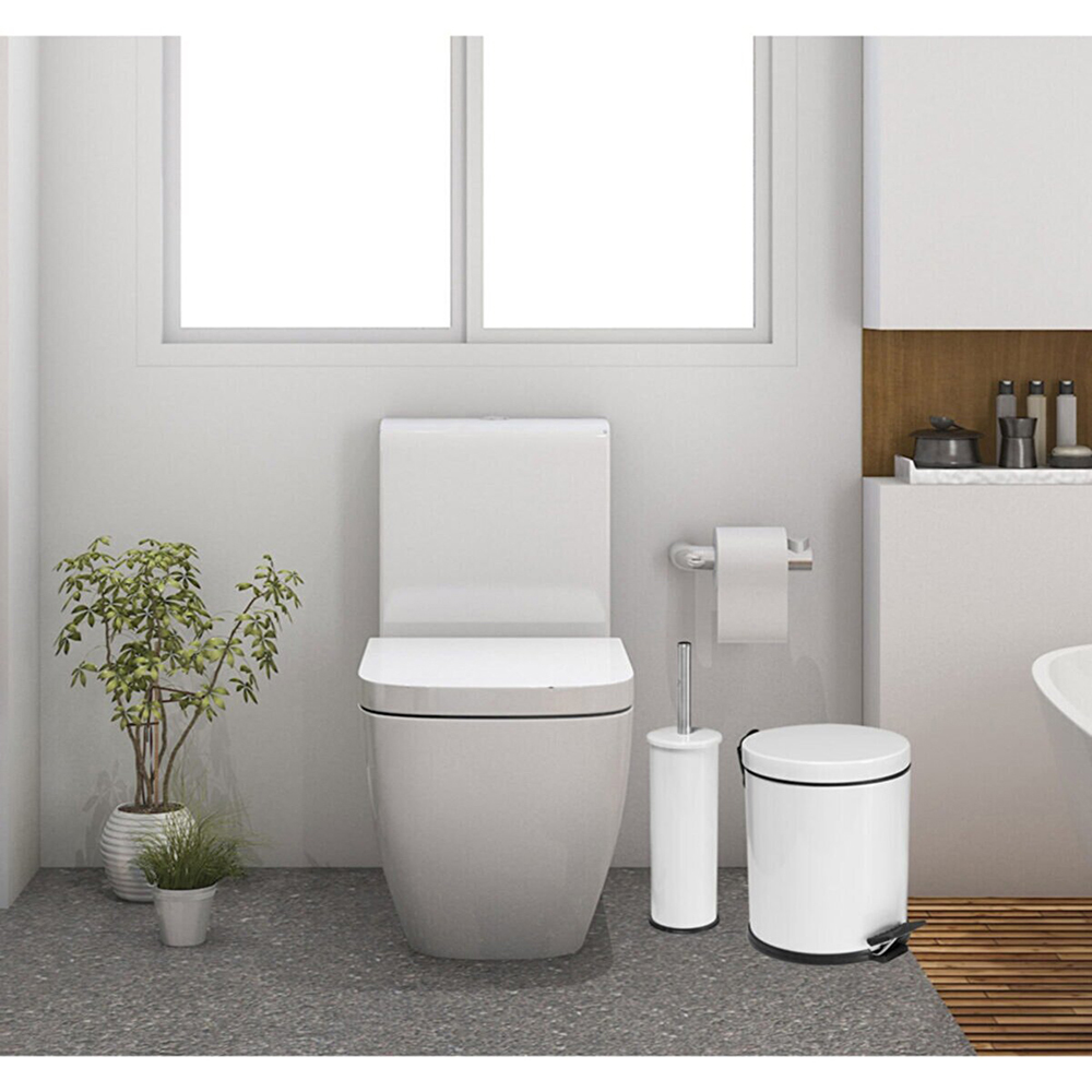 Efor Galvanized 2 Pieces Bath Set 5Lt White