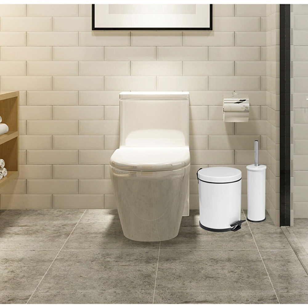 Efor Galvanized 2 Pieces Bath Set 5Lt White