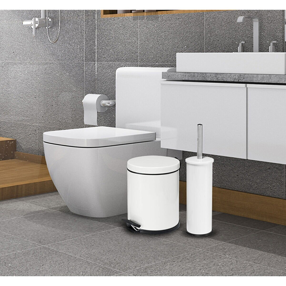 Efor Galvanized 2 Pieces Bath Set 5Lt White