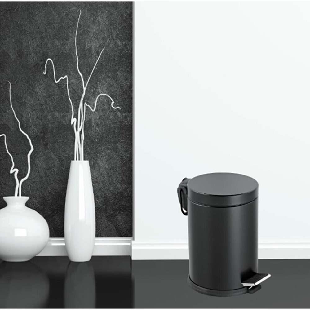Efor Galvanized 2 Pieces Bath Set 5Lt Black