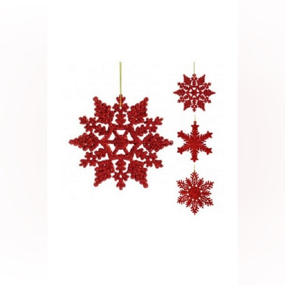 Koopman Glowing Christmas Tree Decoration -10Cm Red