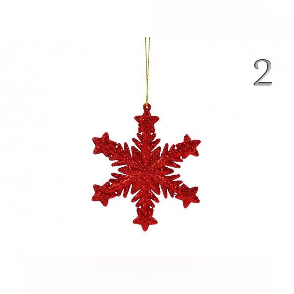 Koopman Glowing Christmas Tree Decoration -10Cm Red