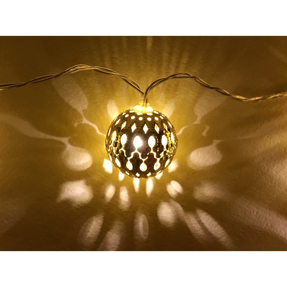 Koopman Indoor Light String 10 Leds Gold