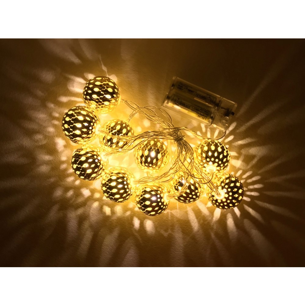 Koopman Indoor Light String 10 Leds Gold