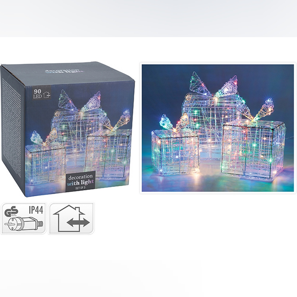 Koopman Gıft Box 3 Sıze 90 Led Lıghts Multı-Color