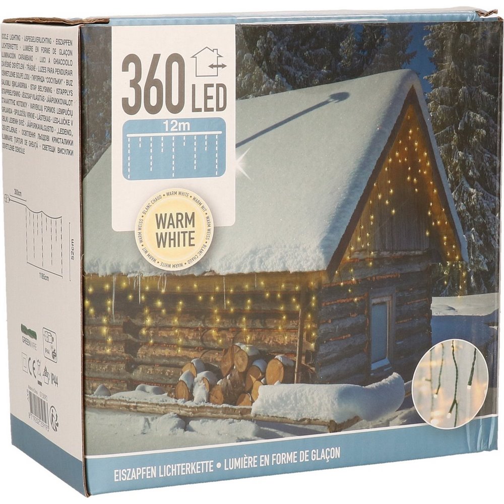 Koopman Led Lights Icicle 360 Ww-Outdoor