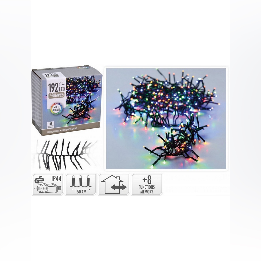 Koopman Cluster Led Lights 192 Multi-Color