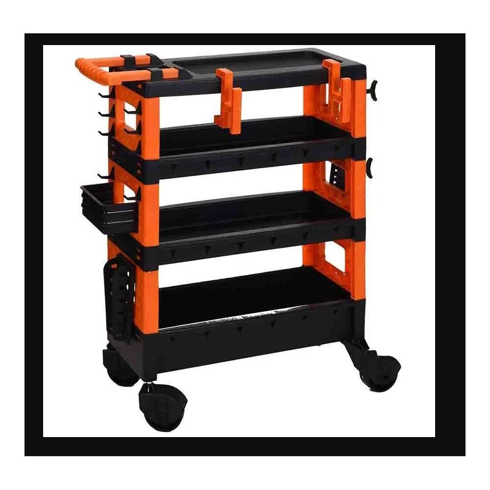 Koopman Portable Workbench Black/Orange