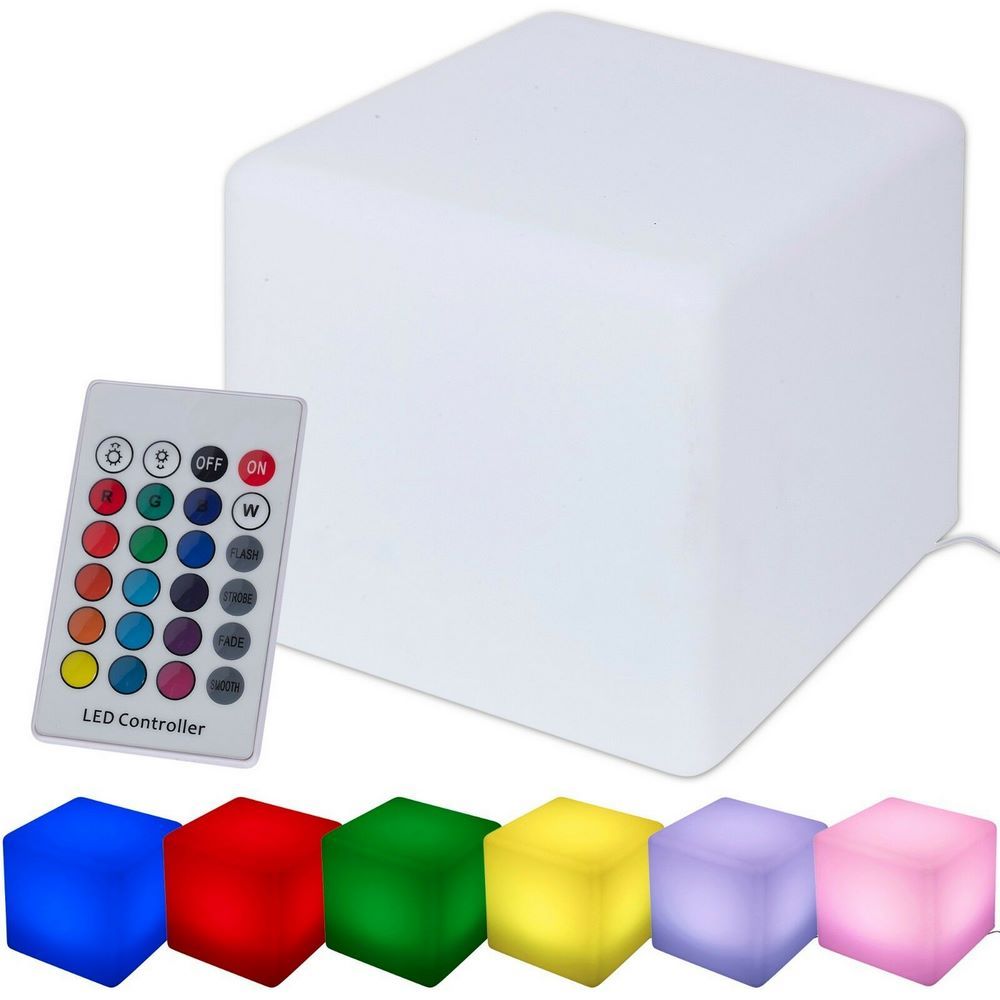 Koopman Table Lamp Led Lights Cube 30X30X30Cm