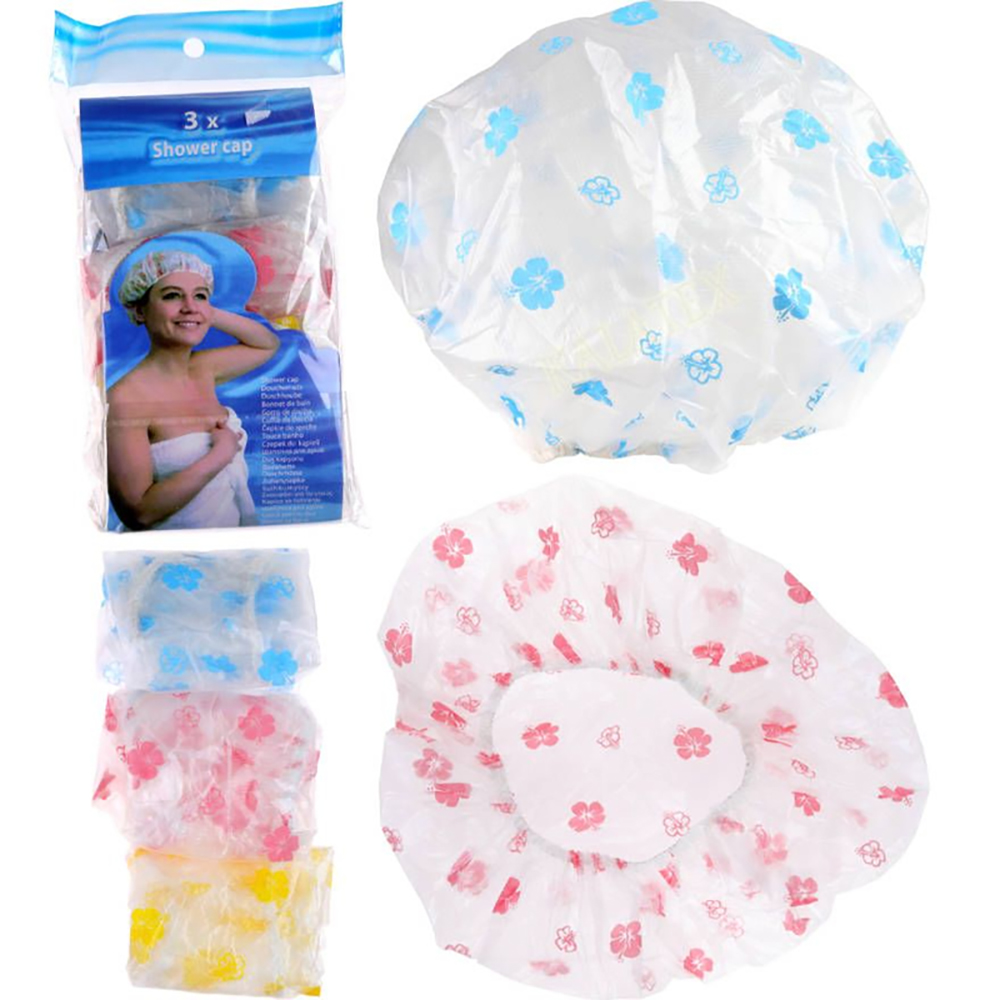Koopman 3-Pieces Shower Cap