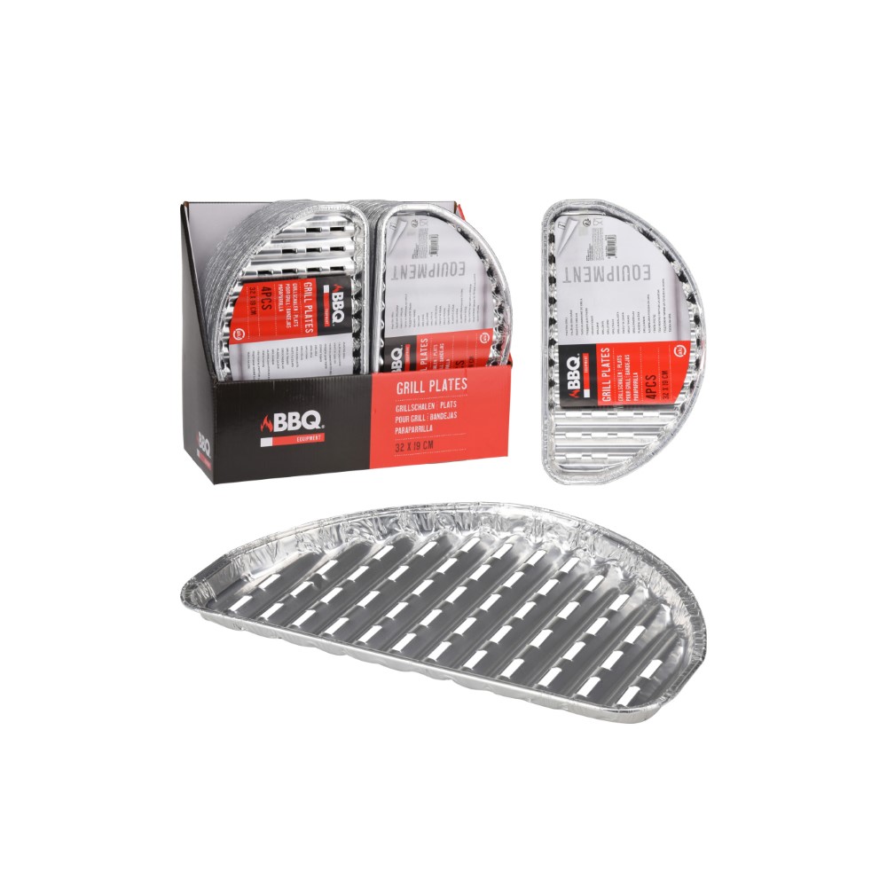 Koopman Grill Plate Set 4Pcs
