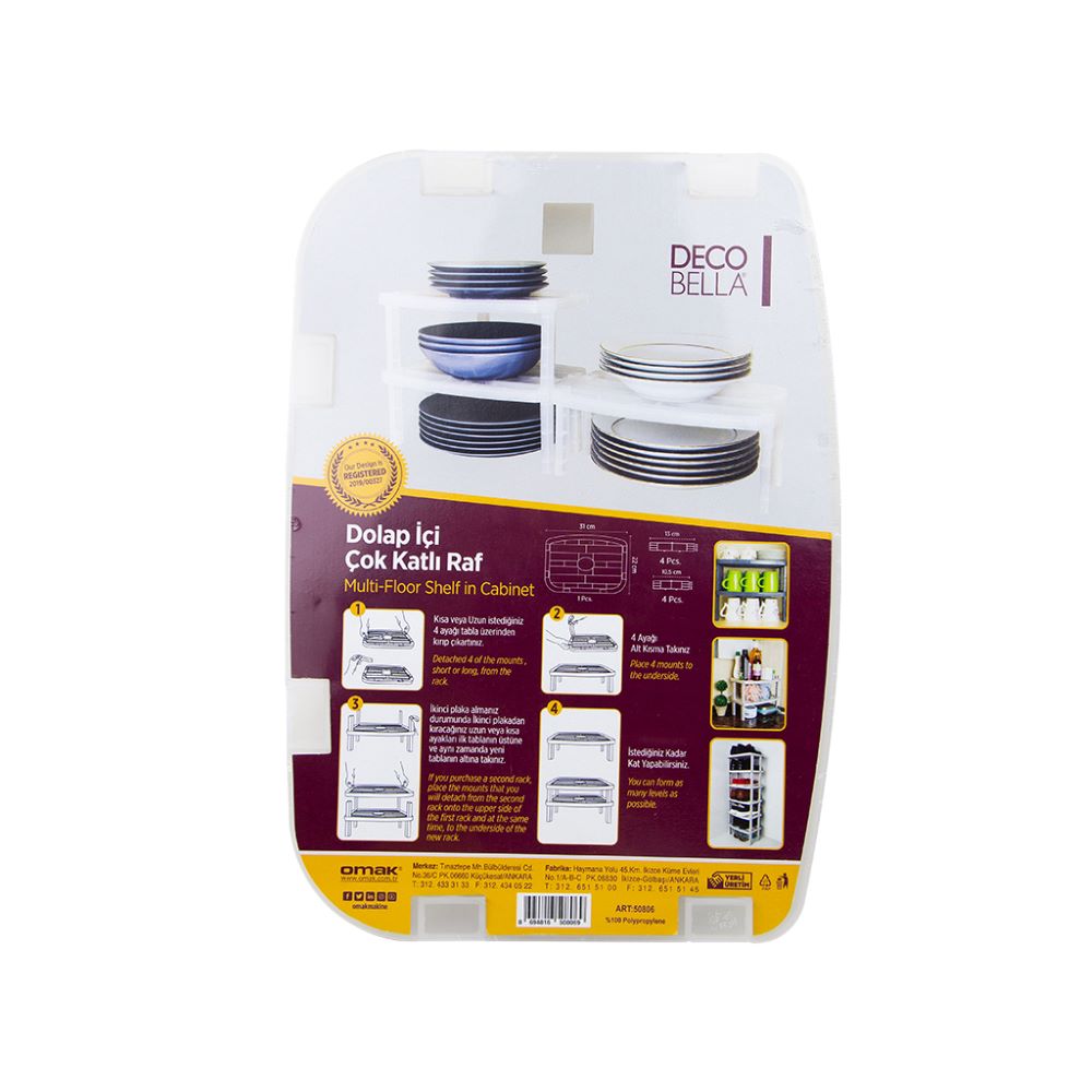 Decobella Shelf For Cabinets