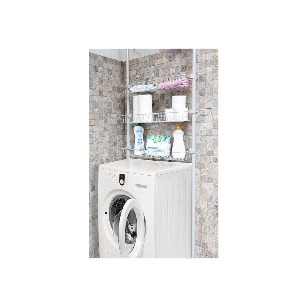 Primanova Wire Bath Shelf System Grey Aluminium