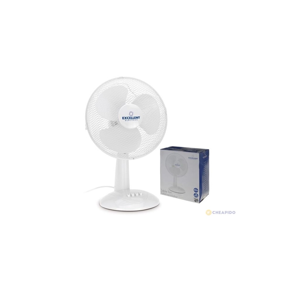Koopman Table Fan/Ventilator 12inch White