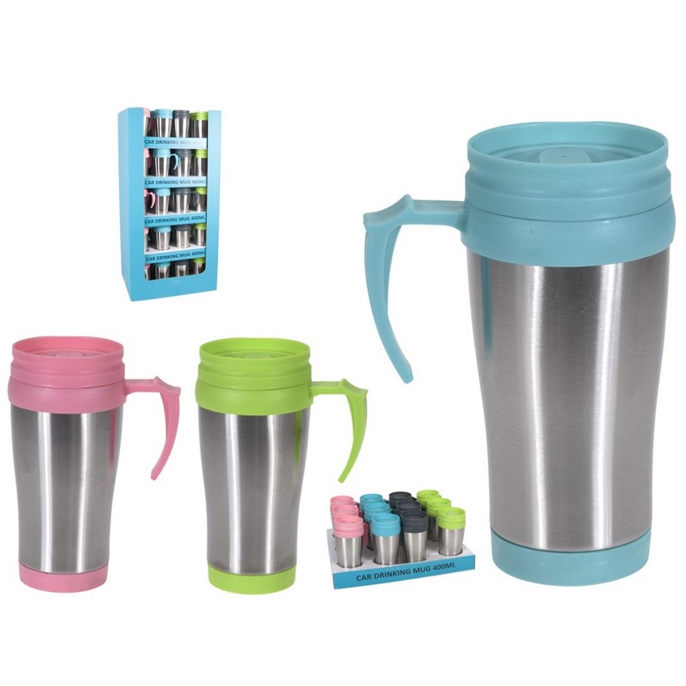 Koopman Car Mug 400Ml 4Ass