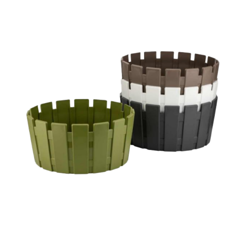 Poliwork Akasya Flower Pot 33 White