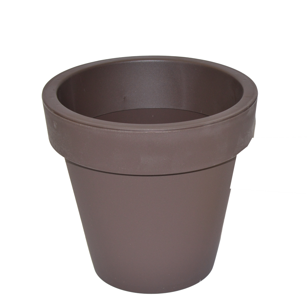 Poliwork Fulya Flower Pot 20 Milk Brown